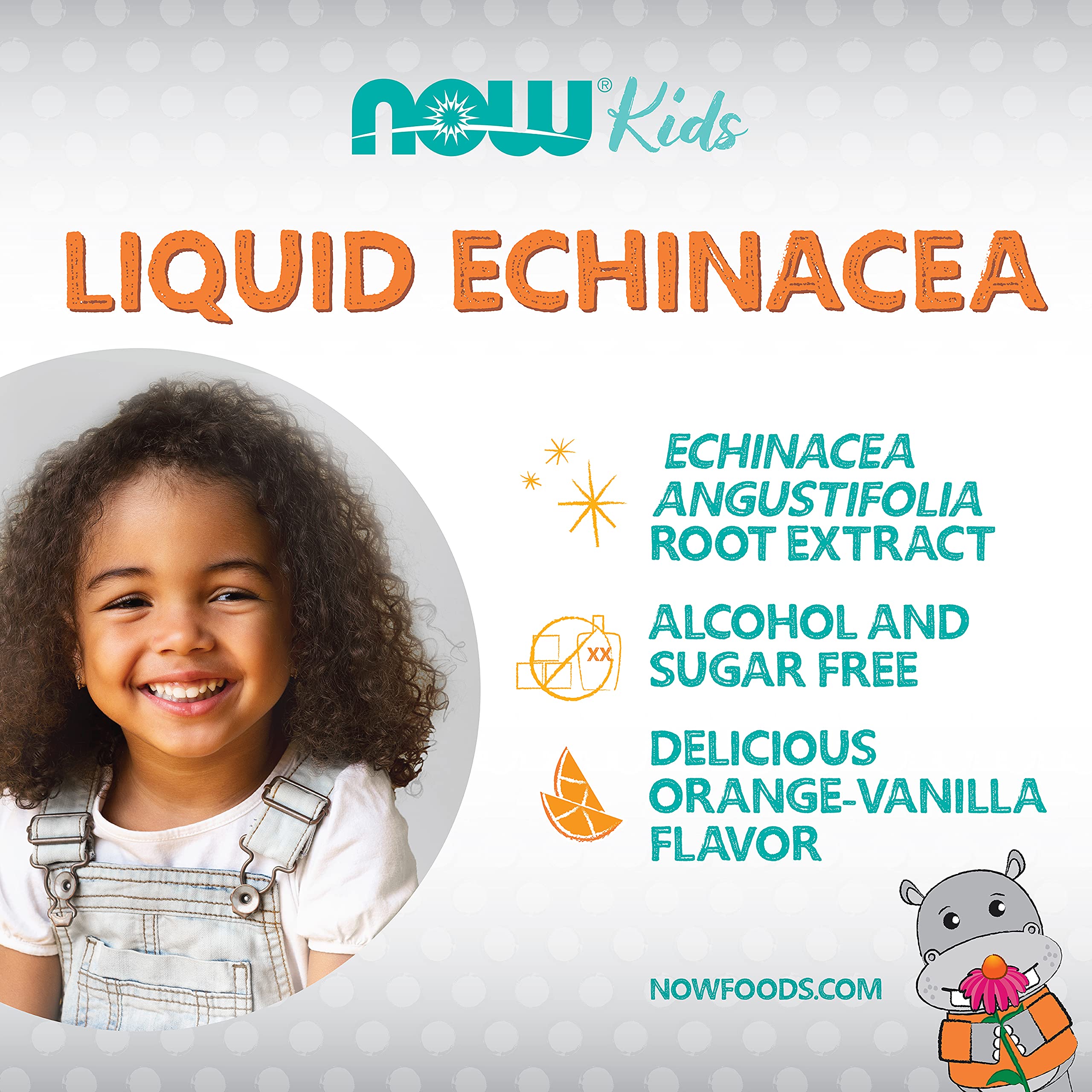 Foto 6 pulgar | Equinácea Líquida Para Niños Supplements Now Foods, 60 Ml Con Gotero - Venta Internacional.