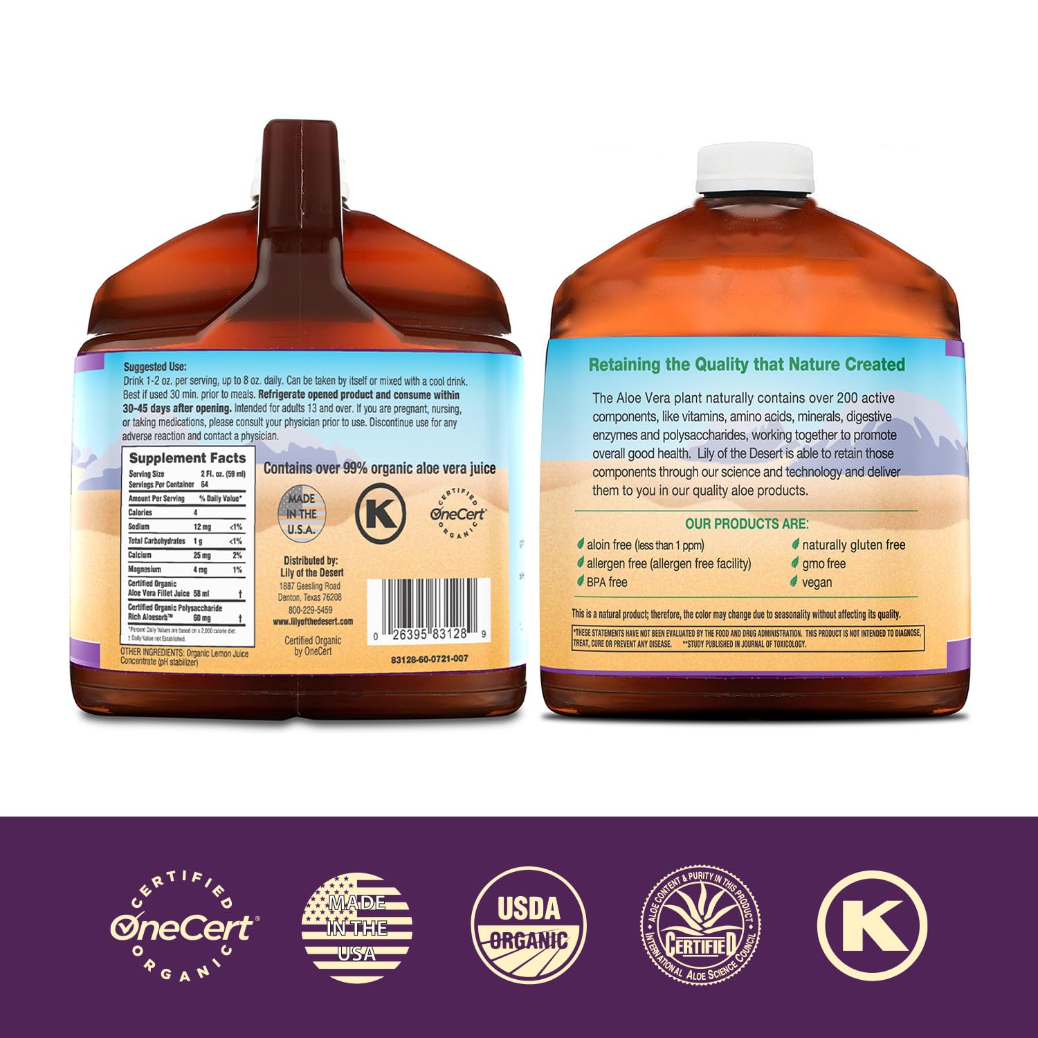 Foto 3 pulgar | Suplemento Lily Of The Desert Jugo de Aloe Vera 3.7 L-Venta Internacional