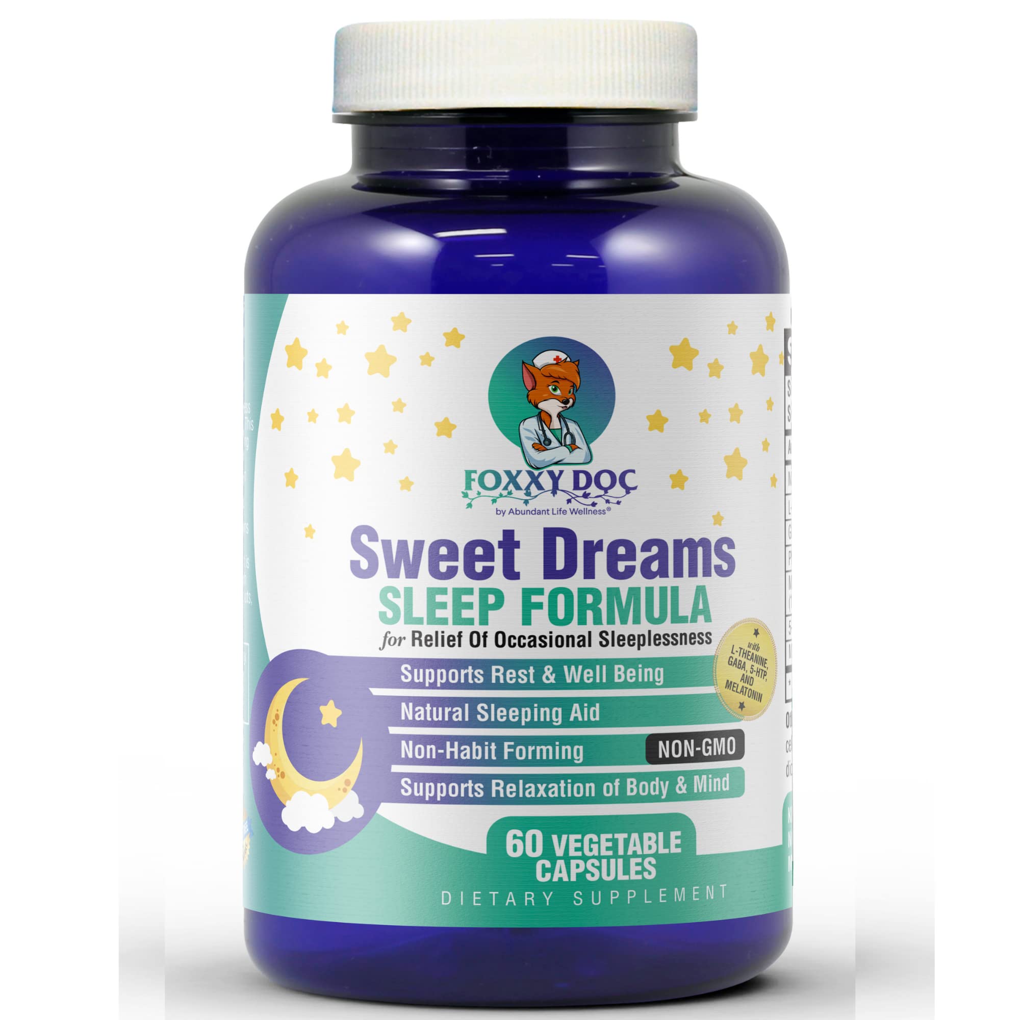 Foto 1 | Suplemento Dr. Valerie Nelson Sweet Dreams de 60 Cápsulas-Venta Internacional