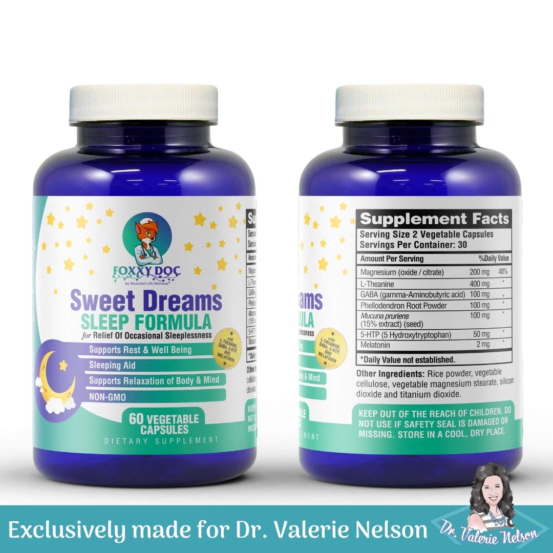 Foto 2 | Suplemento Dr. Valerie Nelson Sweet Dreams de 60 Cápsulas-Venta Internacional