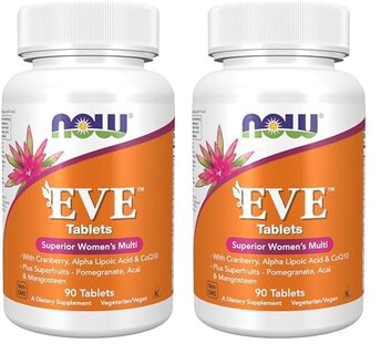 Foto 1 | Suplementos Now Foods Eve Multivitamínico Para Mujer, 90 Comprimidos - Venta Internacional.