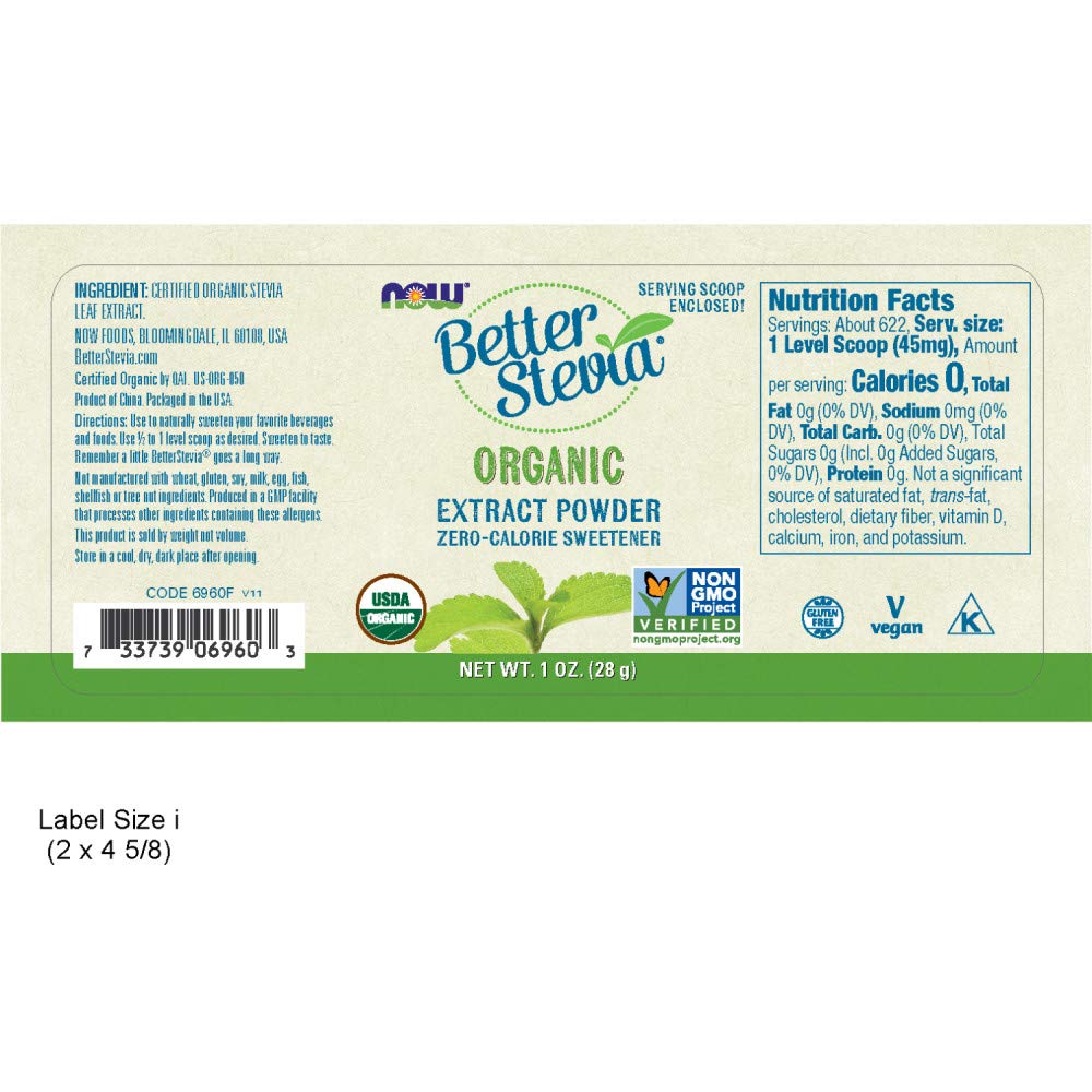 Foto 3 pulgar | Sweetener Now Foods Better Stevia Extract Powder, 30 Ml - Venta Internacional.