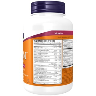 Foto 2 | Supplement Now Foods Adam, 90 Cápsulas Blandas Con Múltiples Vitaminas Para Hombre - Venta Internacional.