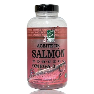 Foto 1 | Aceite de Salmón Noruego Omega 3 All Nature 320 Cápsulas