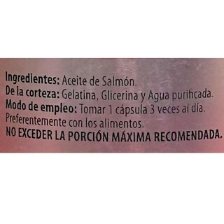 Foto 3 | Aceite de Salmón Noruego Omega 3 All Nature 320 Cápsulas