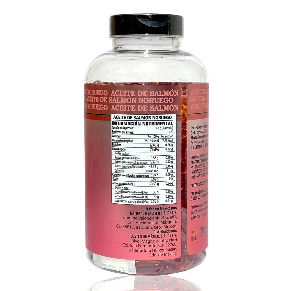 Foto 5 pulgar | Aceite de Salmón Noruego Omega 3 All Nature 320 Cápsulas
