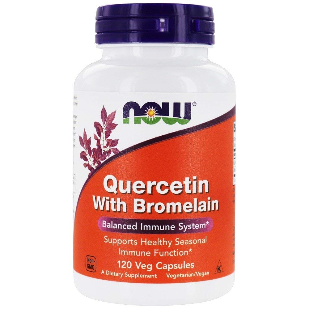Complemente La Quercetina Con Bromelina De Now Foods, 120 Cápsulas - Venta Internacional.
