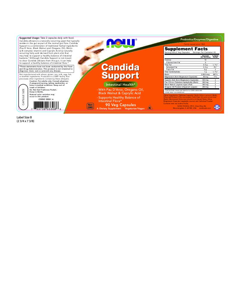 Foto 3 pulgar | Supplement Now Candida Support 90 Vcaps, Paquete De 2 - Venta Internacional.