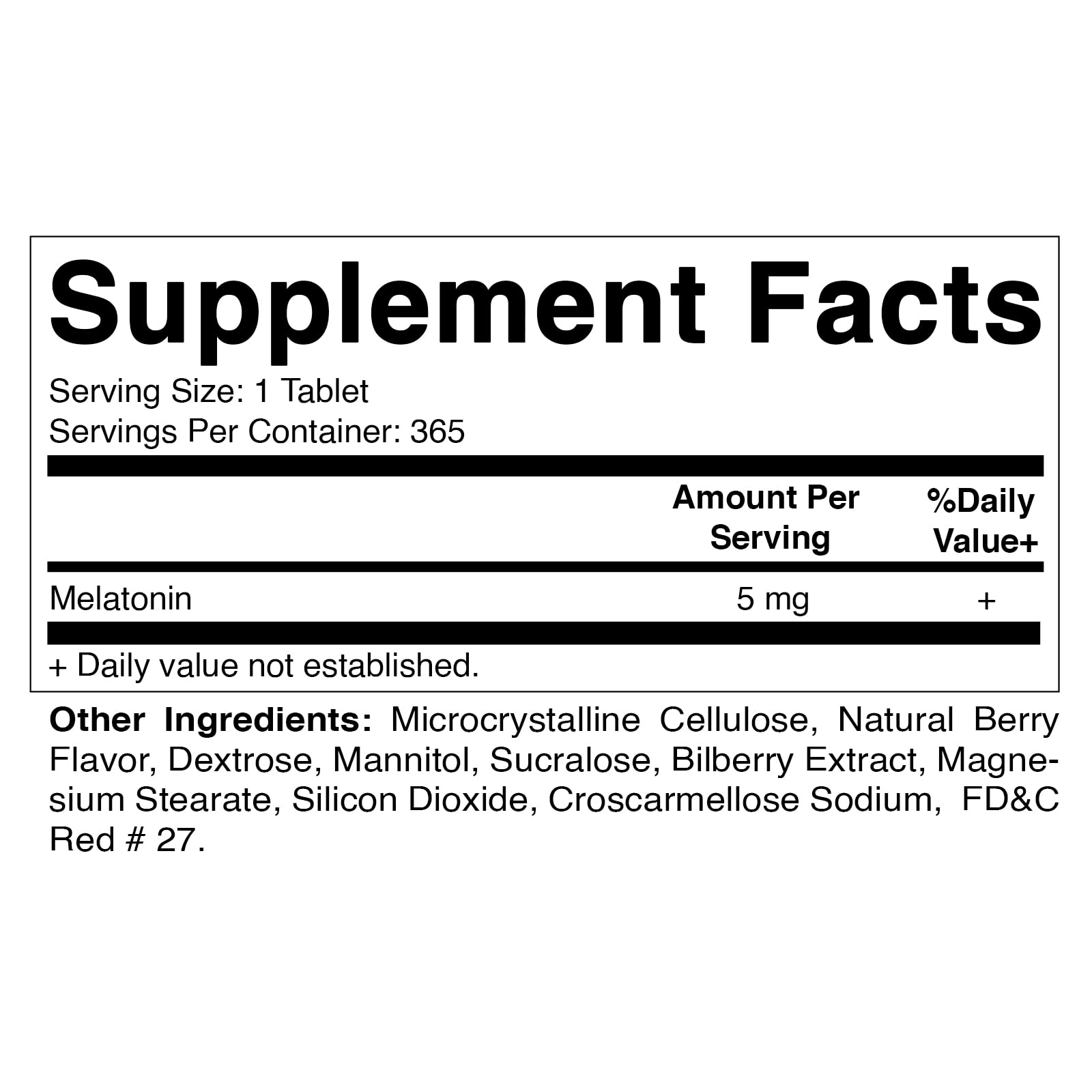 Foto 3 pulgar | Suplemento Vitamatic de Melatonina 365 Tabletas-Venta Internacional