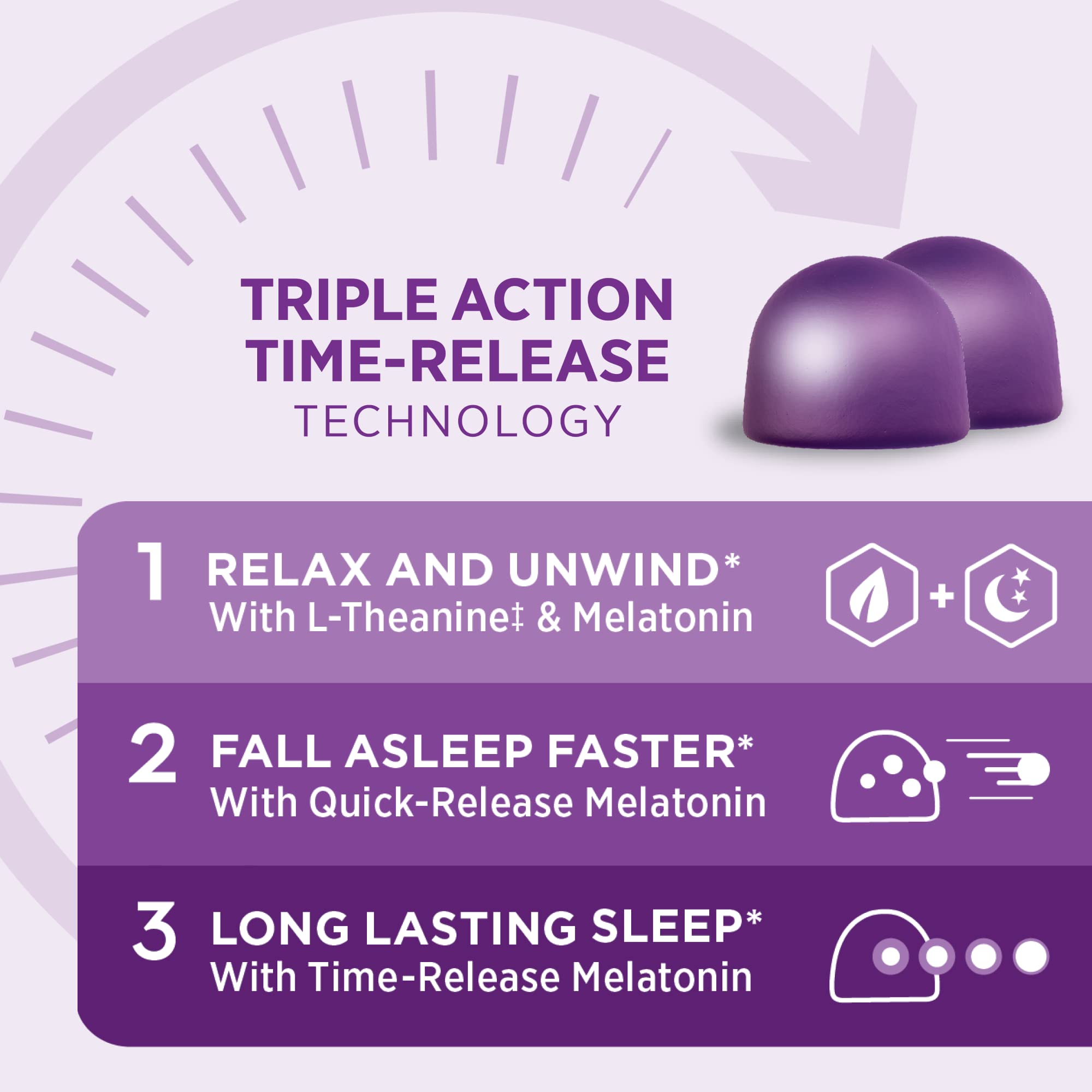 Foto 4 pulgar | Gomitas Sleep Aid Nature's Bounty Sleep3 de Melatonina 10 mg - Venta Internacional