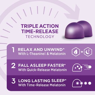 Foto 3 | Gomitas Sleep Aid Nature's Bounty Sleep3 de Melatonina 10 mg - Venta Internacional