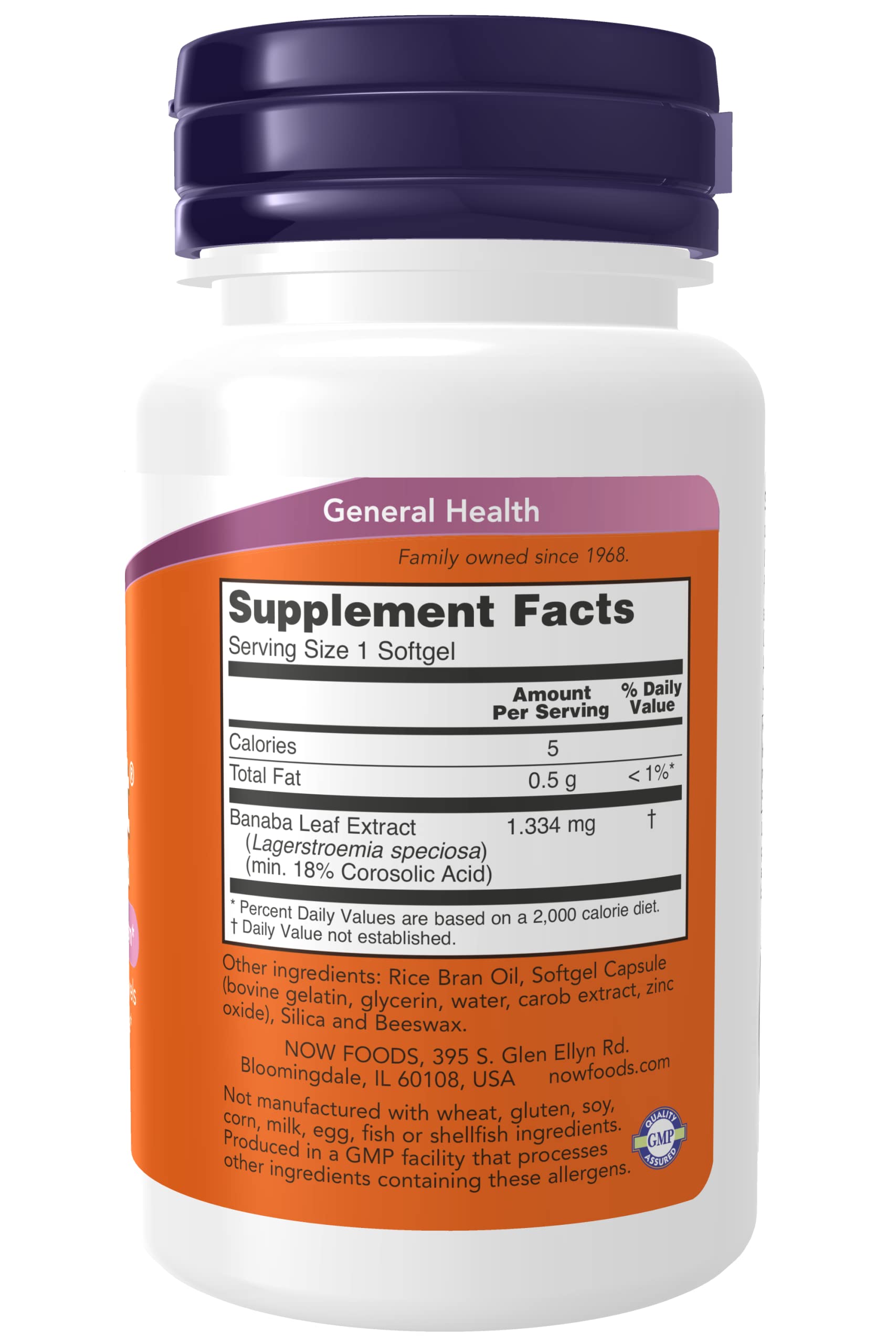 Foto 3 pulgar | Ingrediente Dietético Glucofit 60 Cápsulas Blandas Now Foods, Paquete De 3 - Venta Internacional.