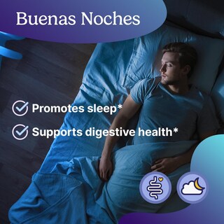 Foto 2 | Suplemento Santo Remedio Buenas Noches Sleep Digestive 60 Cápsulas - Venta Internacional.