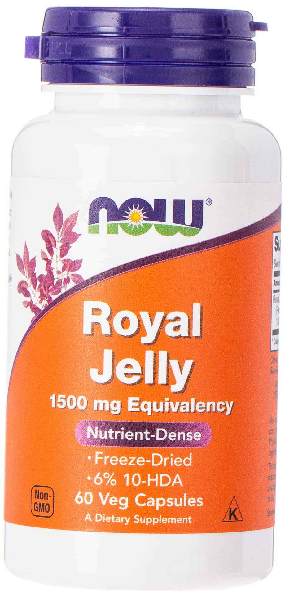 Foto 2 pulgar | Suplemento Now Foods Royal Jelly 1500 Mg 60 Cápsulas - Venta Internacional.