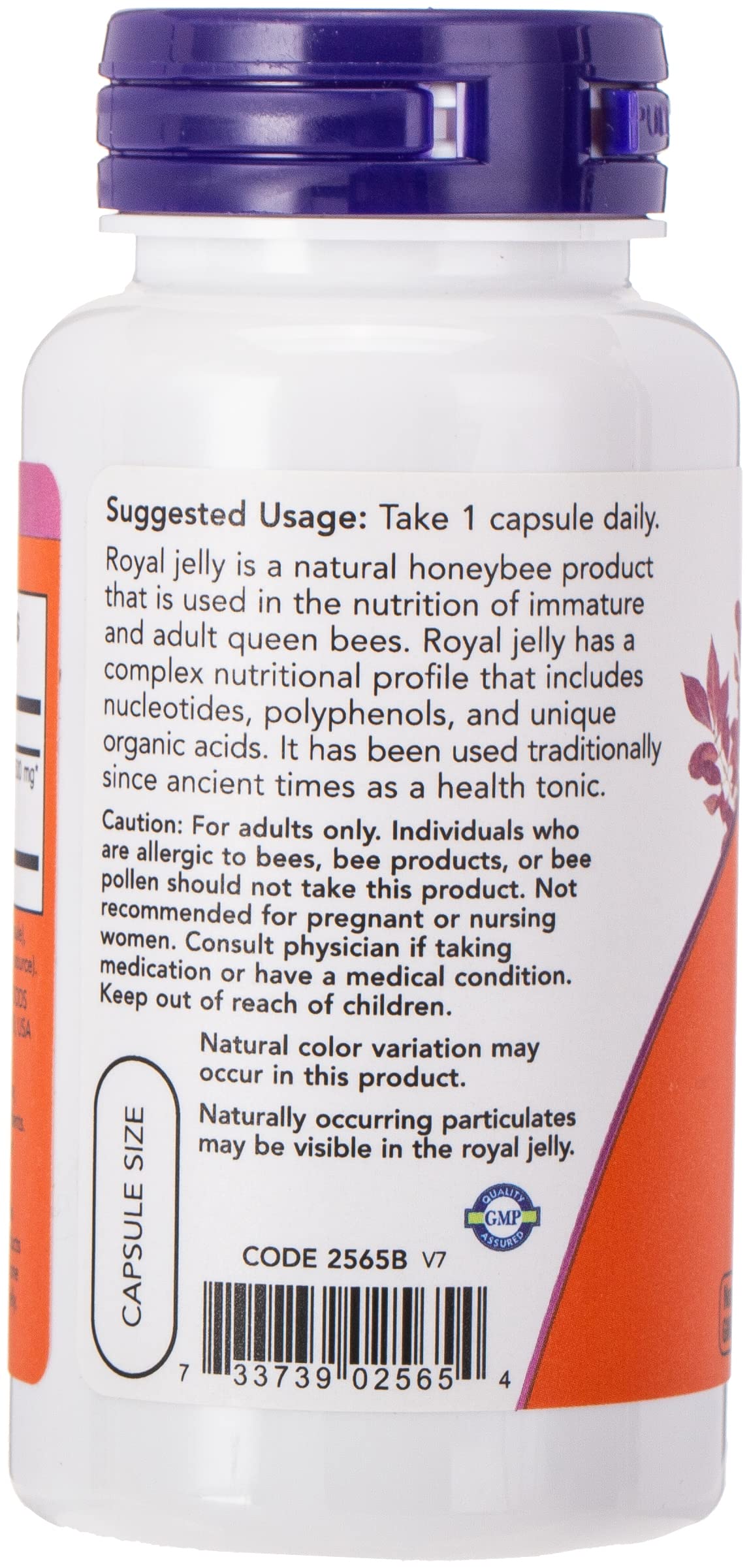 Foto 3 pulgar | Suplemento Now Foods Royal Jelly 1500 Mg 60 Cápsulas - Venta Internacional.