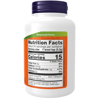 Foto 2 | Espirulina En Polvo De Supplements Now Foods, 120 Ml, Certificada Como Orgánica - Venta Internacional.
