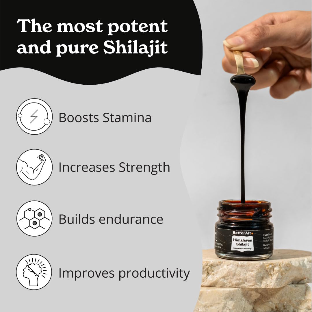 Foto 3 pulgar | Resina De Shilajit Better Alt Pure Himalayan, 400 Mg, 375 Porciones - Venta Internacional.