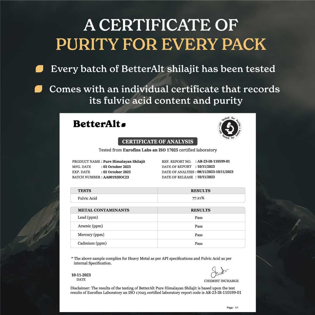 Foto 6 pulgar | Resina De Shilajit Better Alt Pure Himalayan, 400 Mg, 375 Porciones - Venta Internacional.