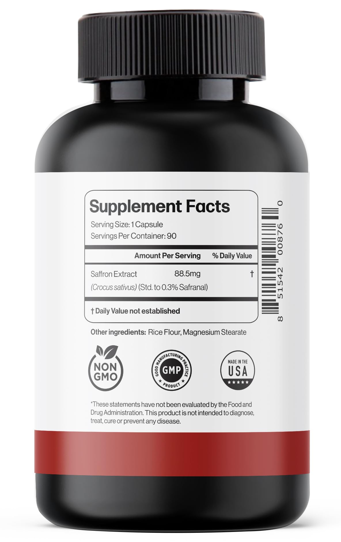 Foto 8 pulgar | Suplemento Ultra6 Nutrition Happy Saffron Extract 90 Porciones - Venta Internacional.
