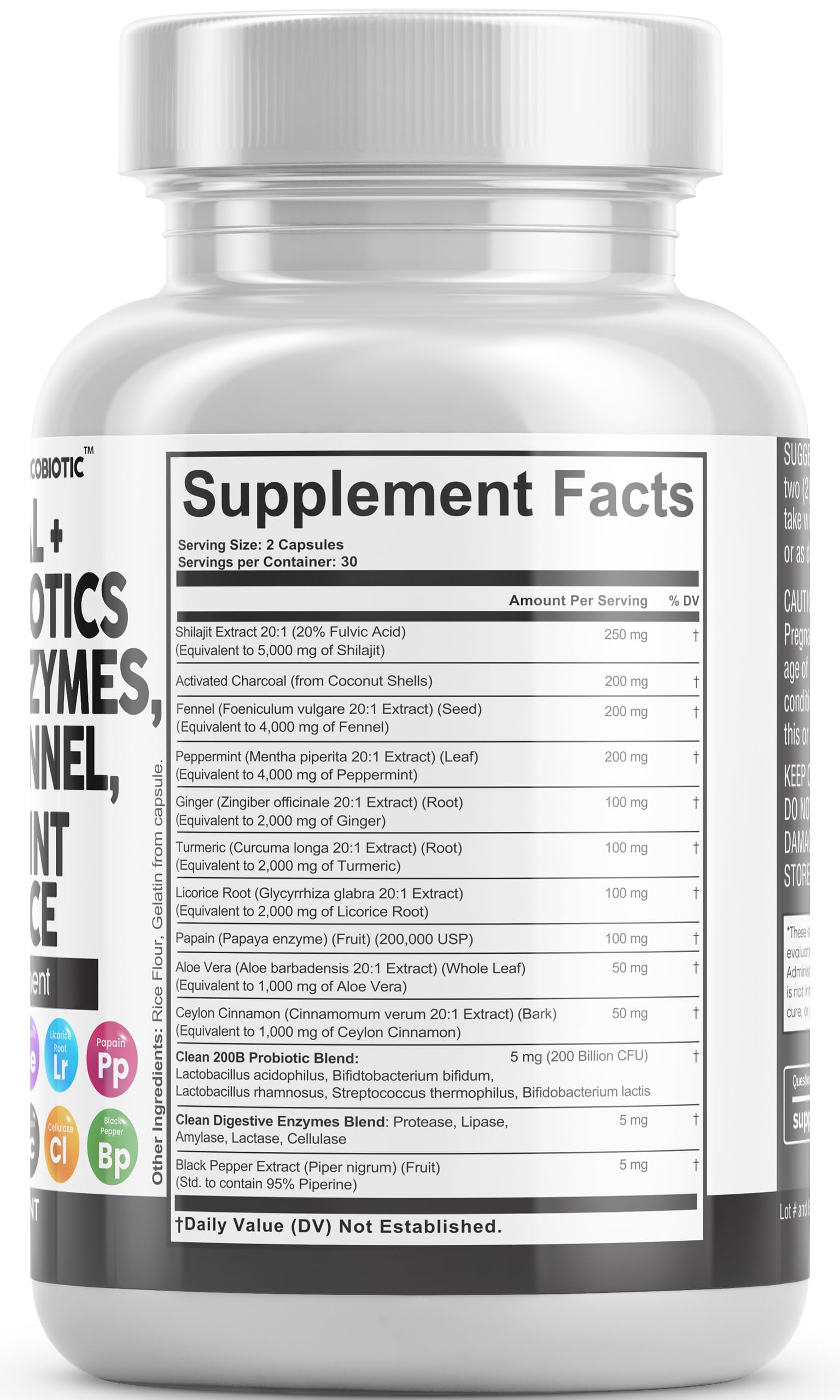 Foto 7 | Suplemento Clean Nutraceuticals Carbón Activado de 60 Tabletas-Venta Internacional