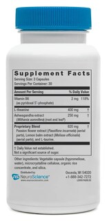 Foto 6 | Suplemento Neuroscience Alpha Gaba Con Vitamina B6 90 Cápsulas - Venta Internacional.