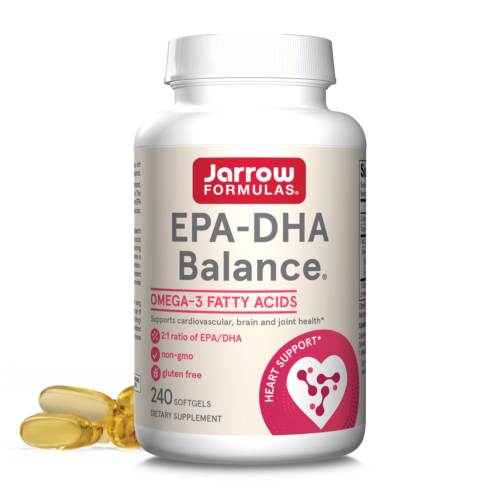 Foto 2 pulgar | Suplemento Jarrow Formulas Epa-dha Balance 600 Mg 240 Cápsulas Blandas - Venta Internacional.