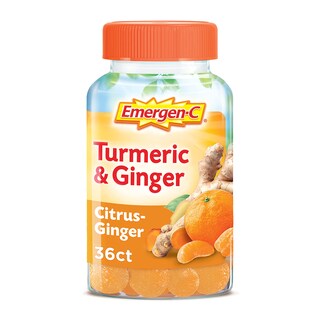 Foto 1 | Gomitas Emergen-c Citrus-ginger Con Cúrcuma Y Jengibre, 36 Unidades - Venta Internacional.