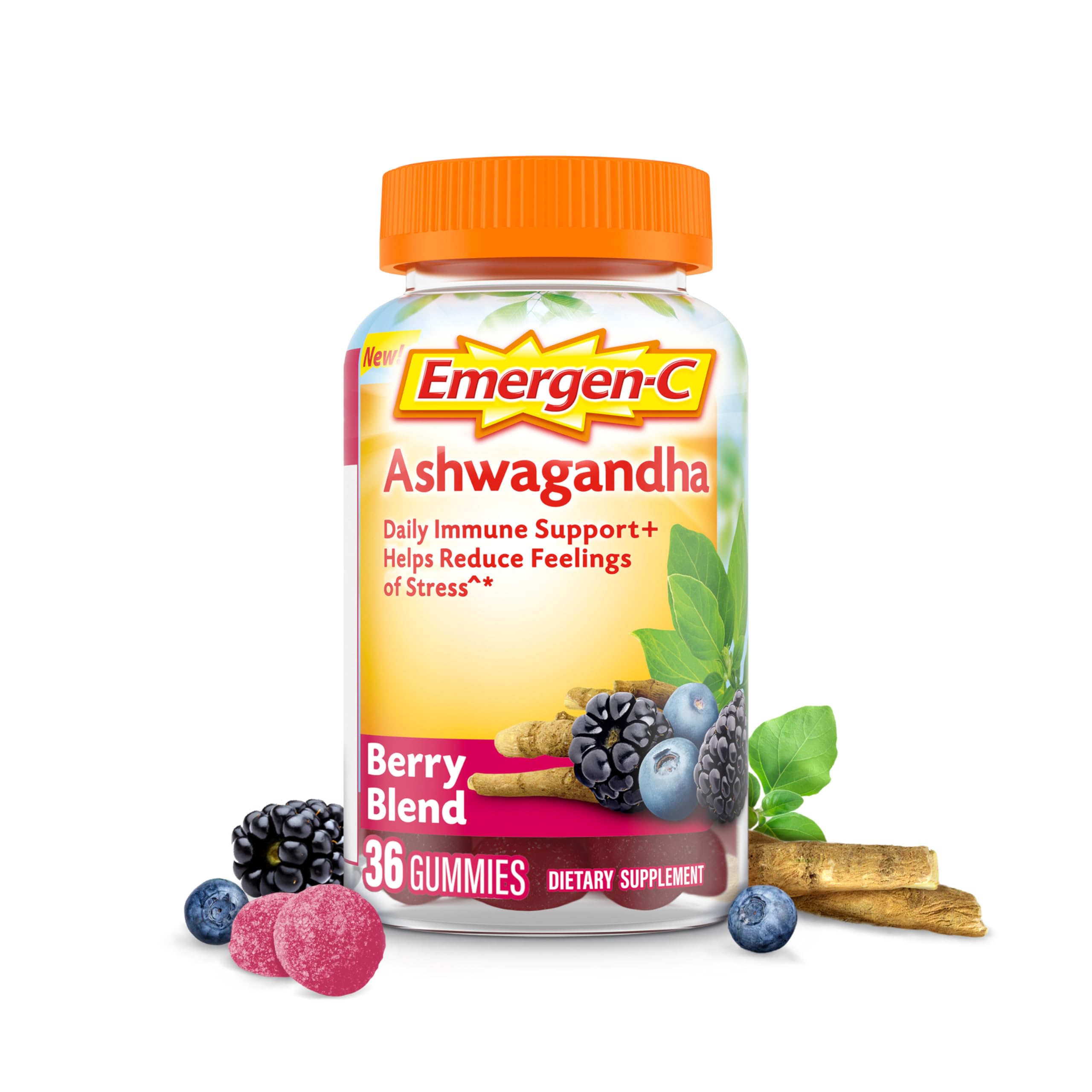 Foto 1 | Suplemento De Gomitas Emergen-c Con Vitamina C Y Ashwagandha, 36 Unidades - Venta Internacional.