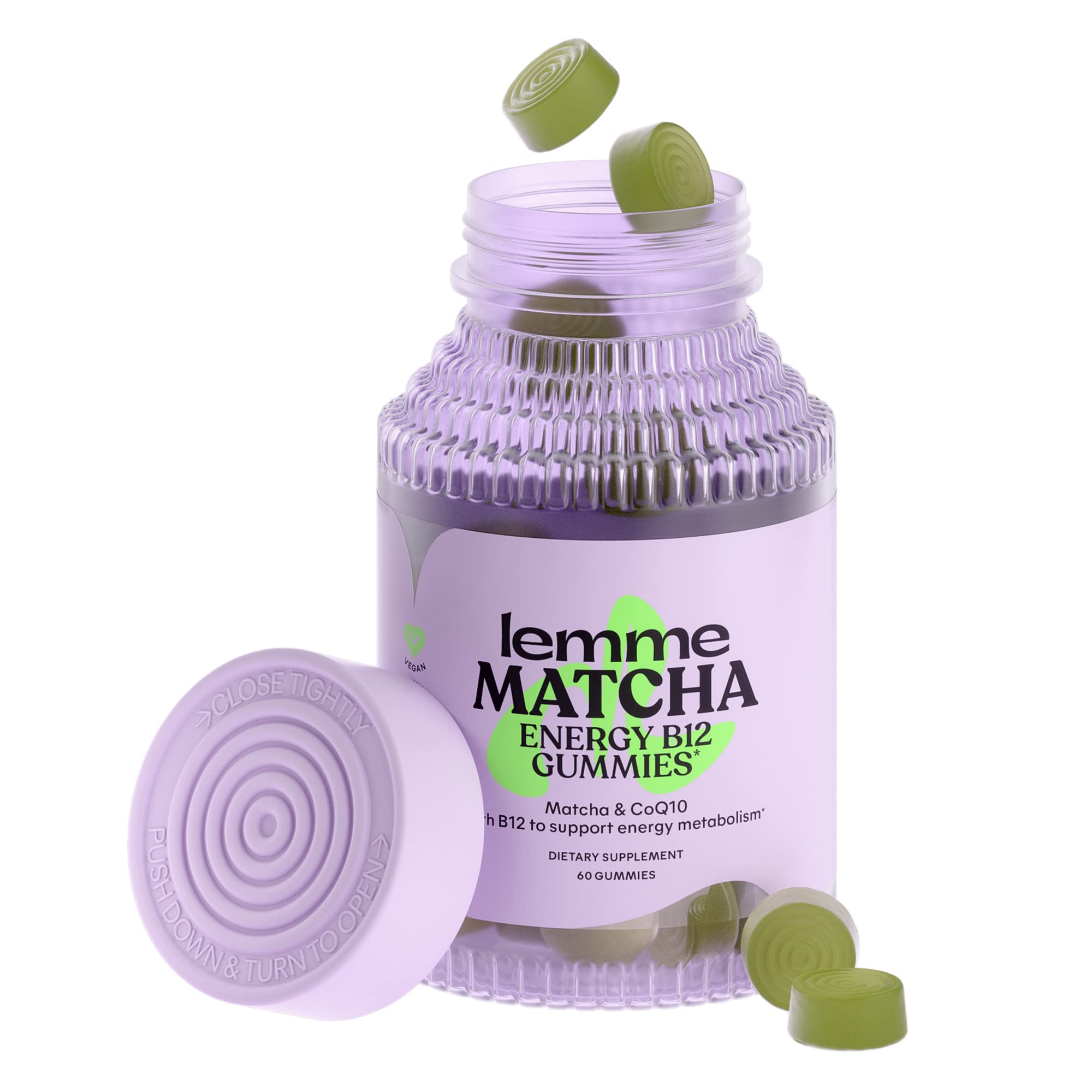 Foto 2 pulgar | Superalimento Energy Gummies Lemme Matcha Con Matcha B12 Coq10 - Venta Internacional.