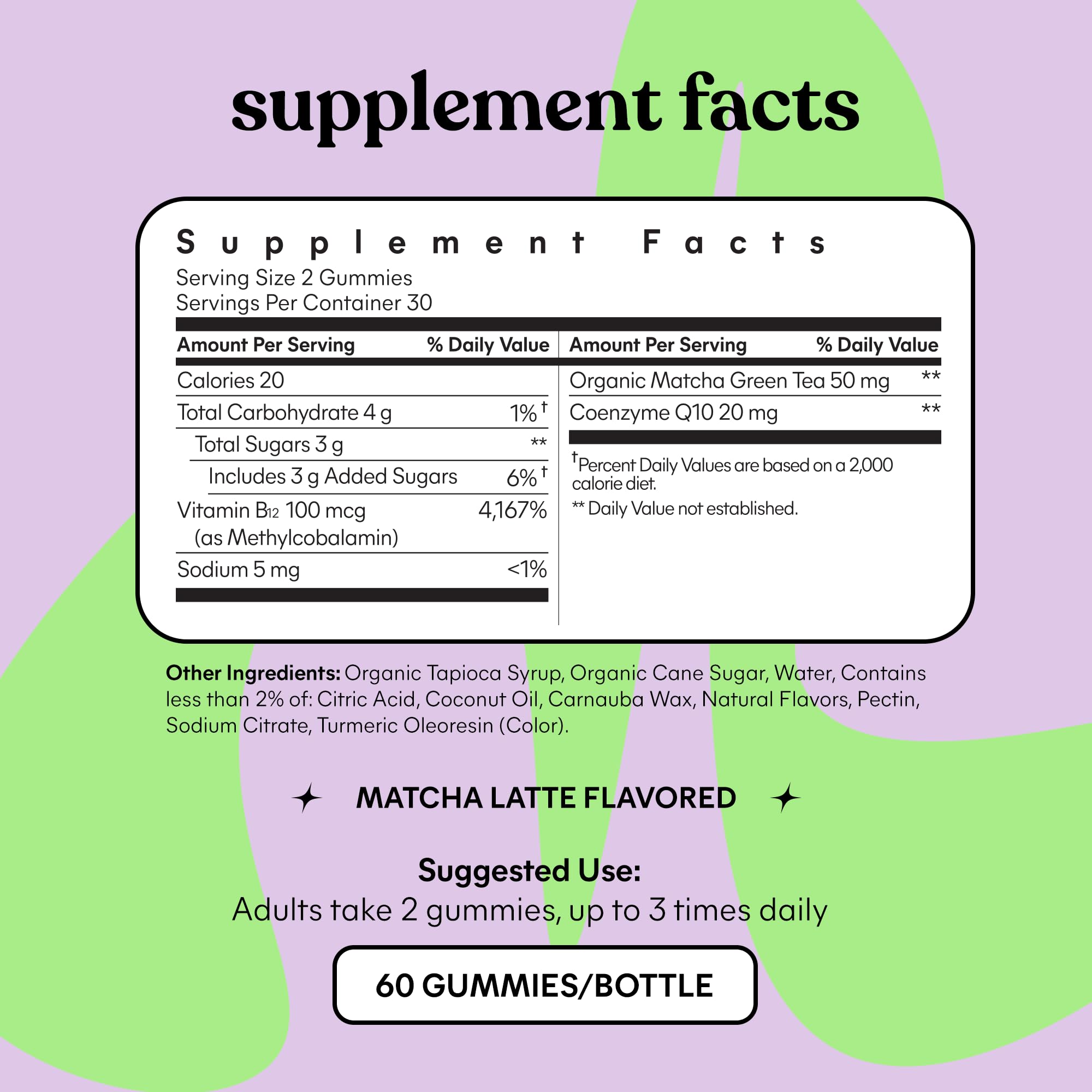 Foto 6 pulgar | Superalimento Energy Gummies Lemme Matcha Con Matcha B12 Coq10 - Venta Internacional.