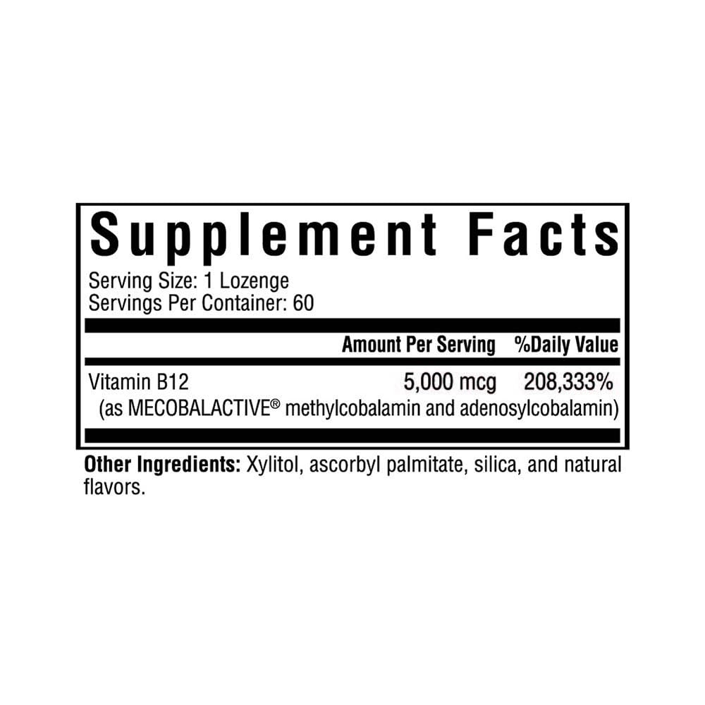 Foto 2 | Suplemento Seeking Health Active B12 5000 60 Pastillas - Venta Internacional.