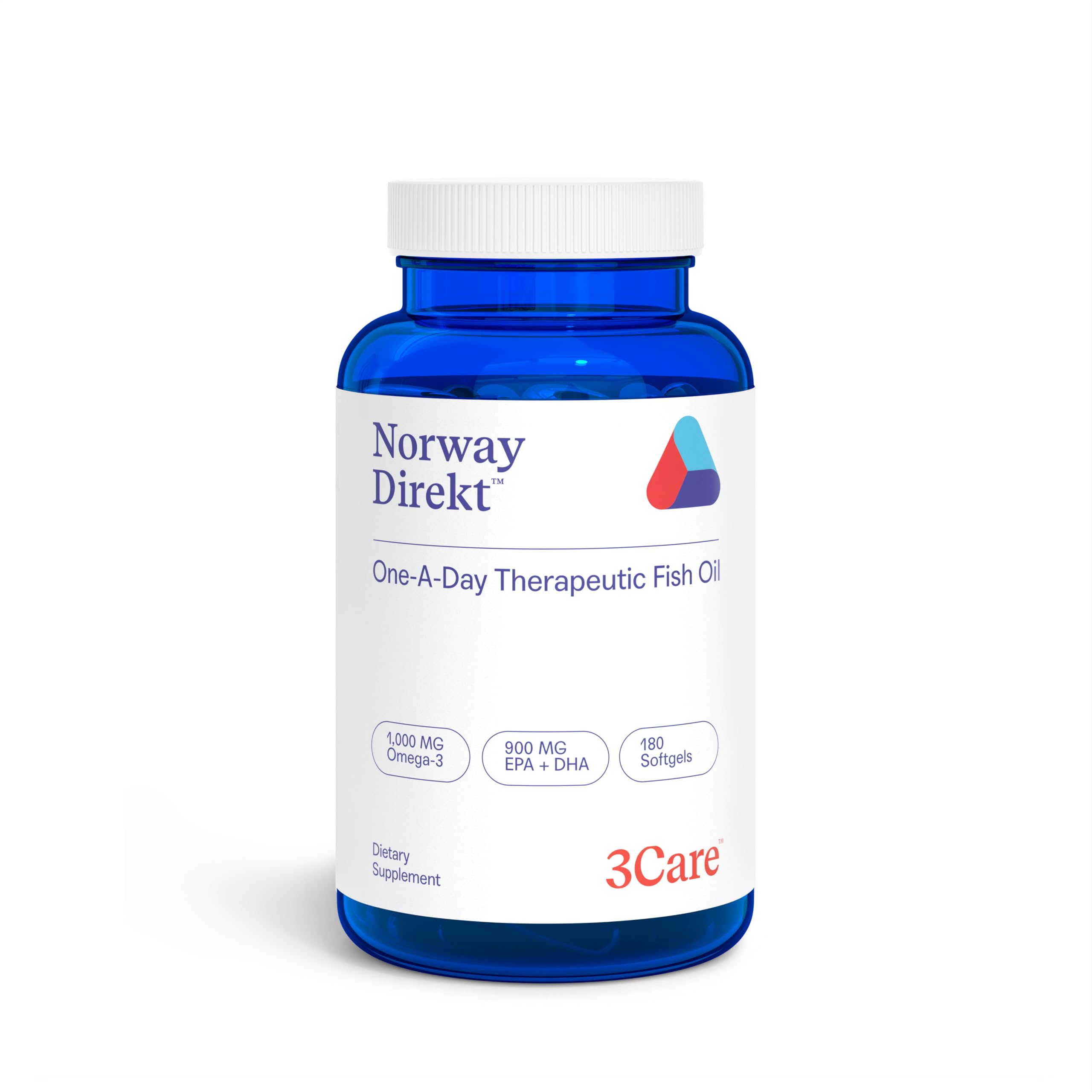 Suplemento 3care Therapeutics Norway Direkt Omega-3 180 Cápsulas Blandas - Venta Internacional.