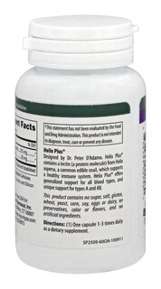 Foto 4 | Suplemento D'adamo Helix Plus 60 Cápsulas - Venta Internacional.