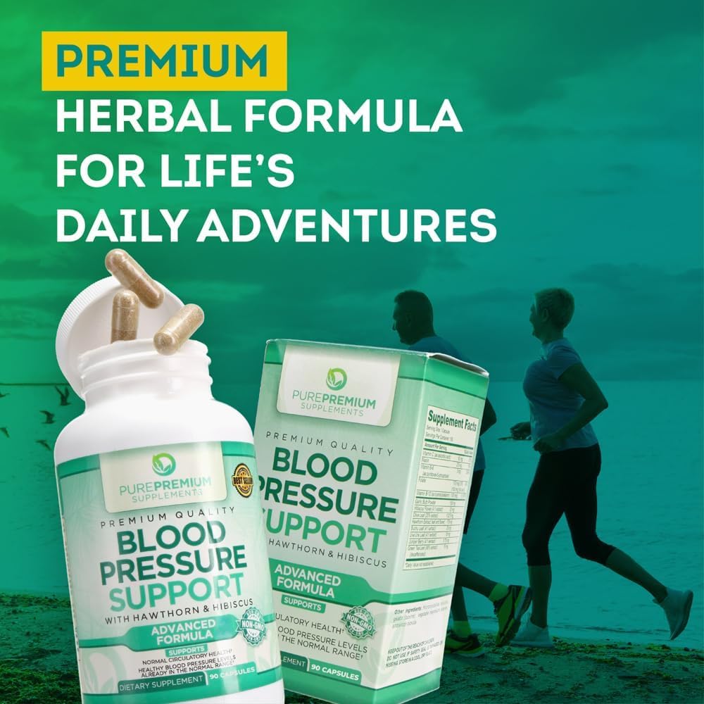 Foto 7 pulgar | Suplemento Purepremium Blood Pressure Support 90 Cápsulas - Venta Internacional.