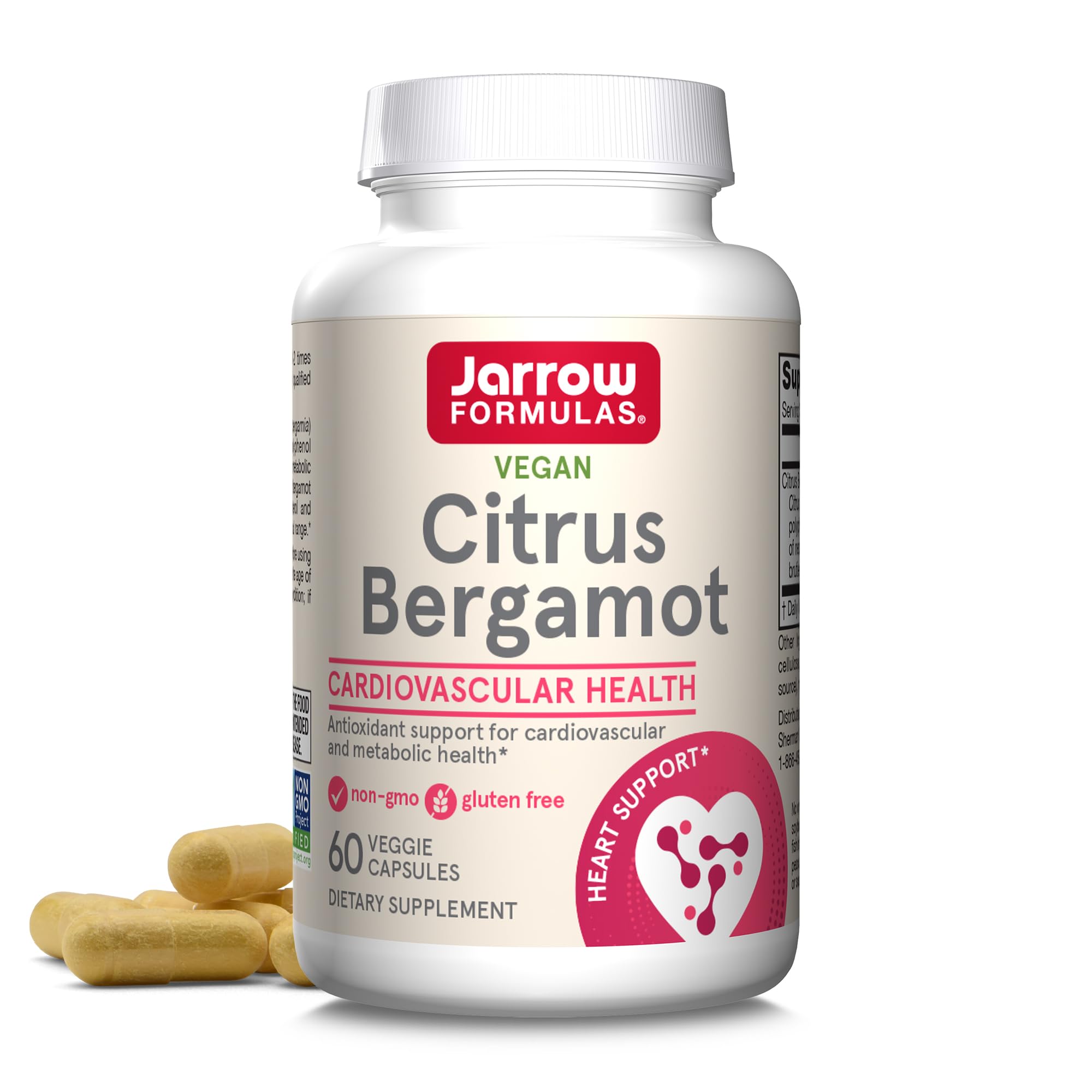 Foto 2 pulgar | Suplemento Jarrow Formulas, Cítricos Y Bergamota, 500 Mg, 60 Cápsulas Vegetarianas - Venta Internacional.