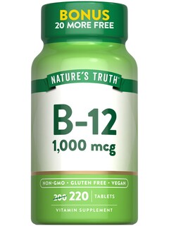 Foto 1 | Suplemento De Vitamina B12 De Nature's Truth, 1000 Mcg, 220 Tabletas - Venta Internacional.