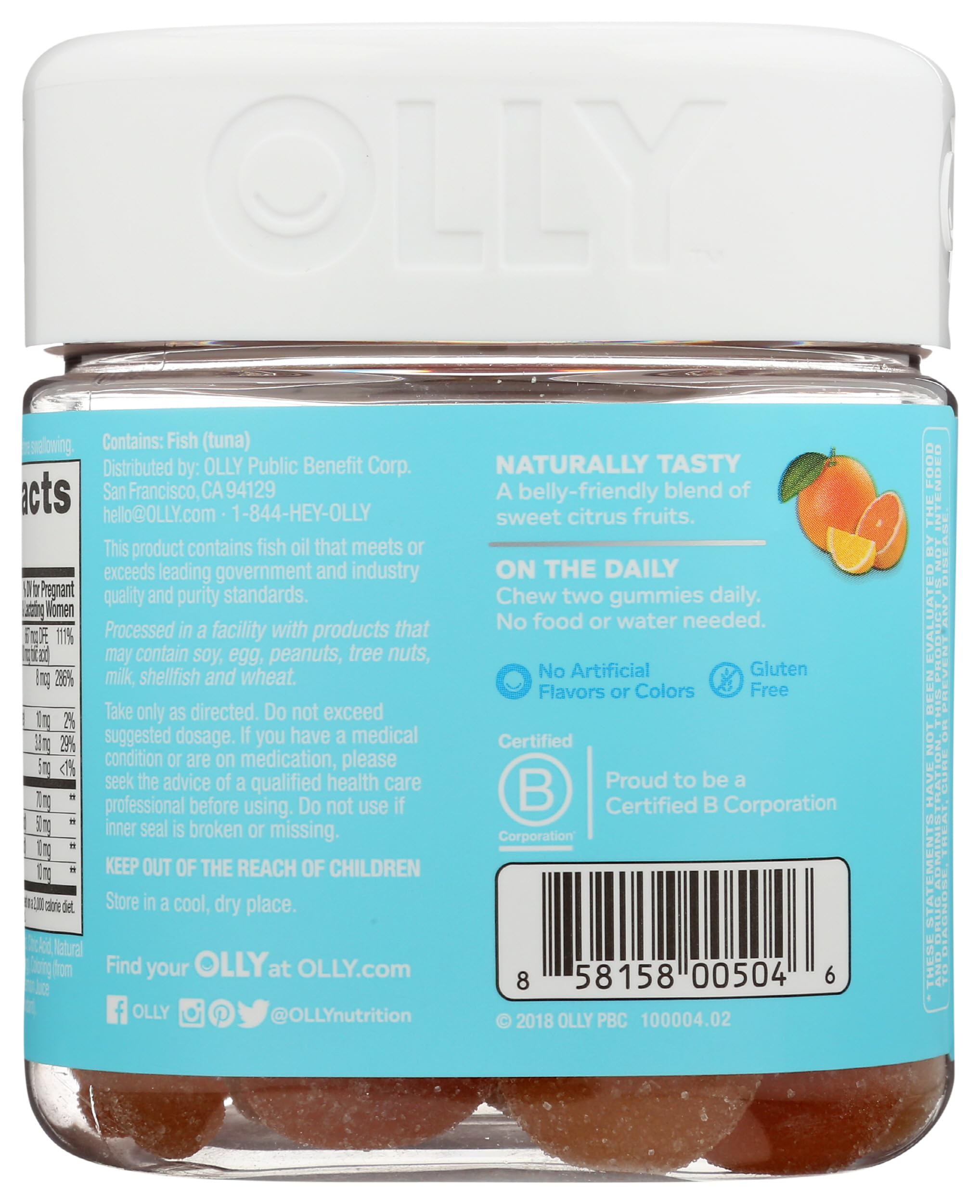 Foto 2 | Multivitamínico En Gomitas Prenatales Olly, El Suministro Esencial Para 30 Días - Venta Internacional.