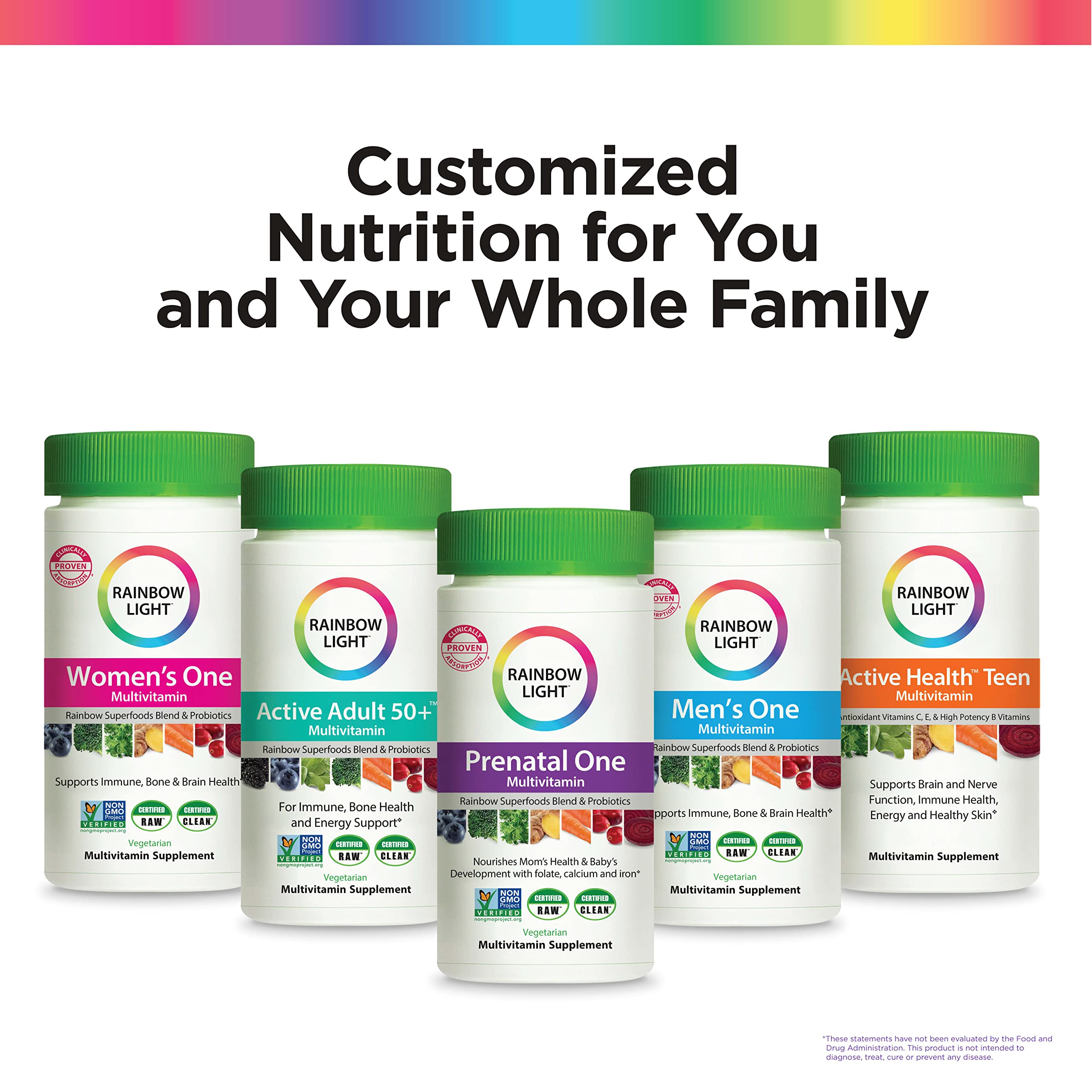 Foto 7 | Multivitamínico Rainbow Light Para Hombres Con Vitamina C, D Y Zinc 120 Comprimidos - Venta Internacional.
