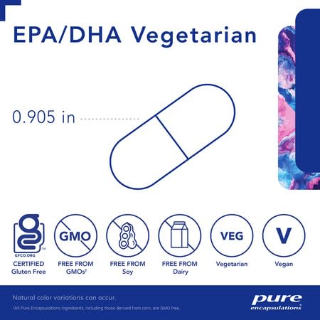 Foto 4 pulgar | Suplemento Pure Encapsulations Epa/dha Vegetariano 120 Cápsulas - Venta Internacional.