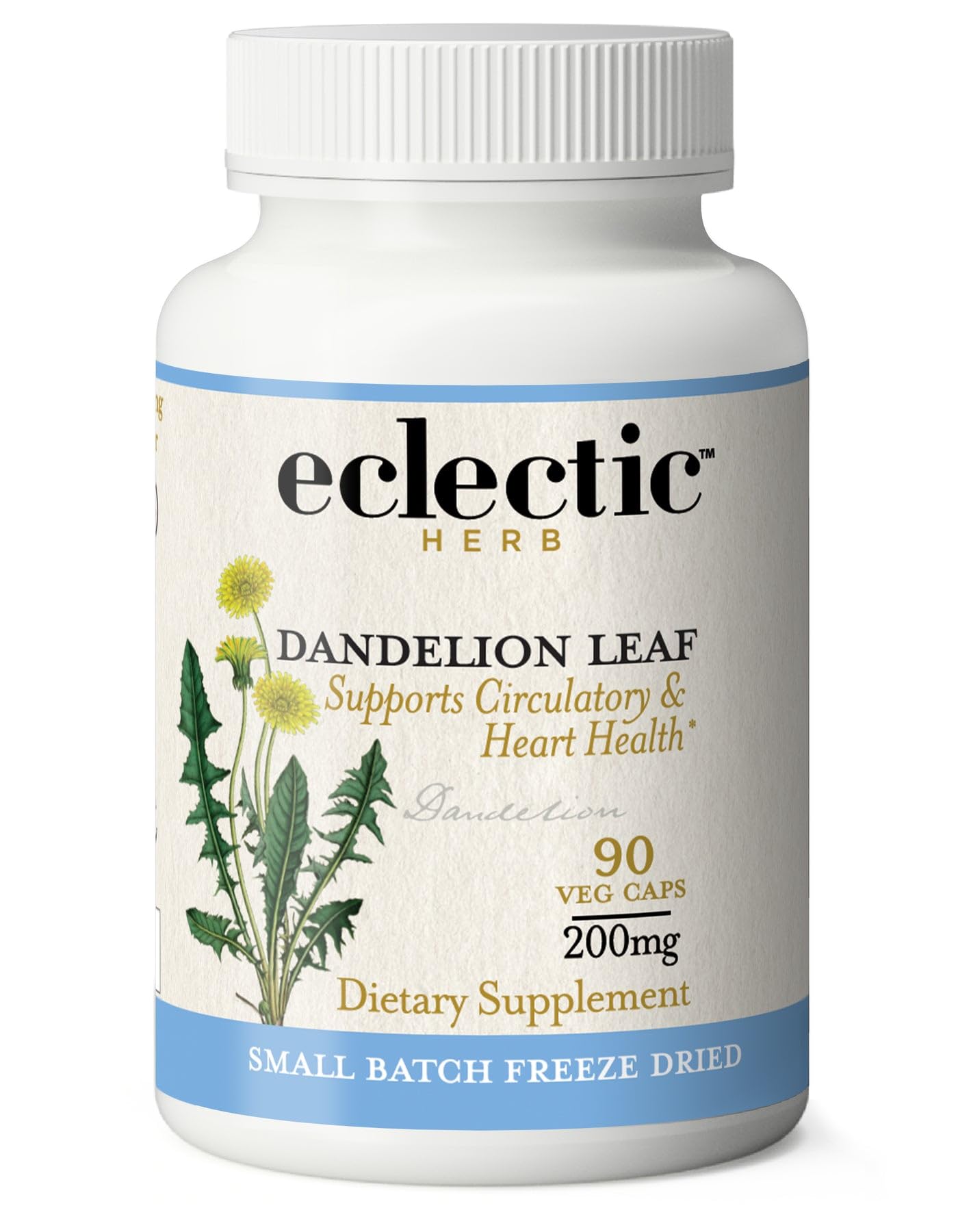 Foto 2 pulgar | Suplemento Eclectic Institute Dandelion Leaf 90 Ct (200 Mg) - Venta Internacional.