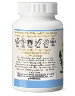 Foto 3 | Suplemento Eclectic Institute Dandelion Leaf 90 Ct (200 Mg) - Venta Internacional.