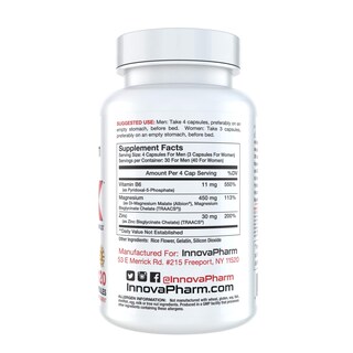 Foto 2 | Suplemento Innovapharm Zmx, 90 Cápsulas, Complejo De Zinc Y Magnesio - Venta Internacional.