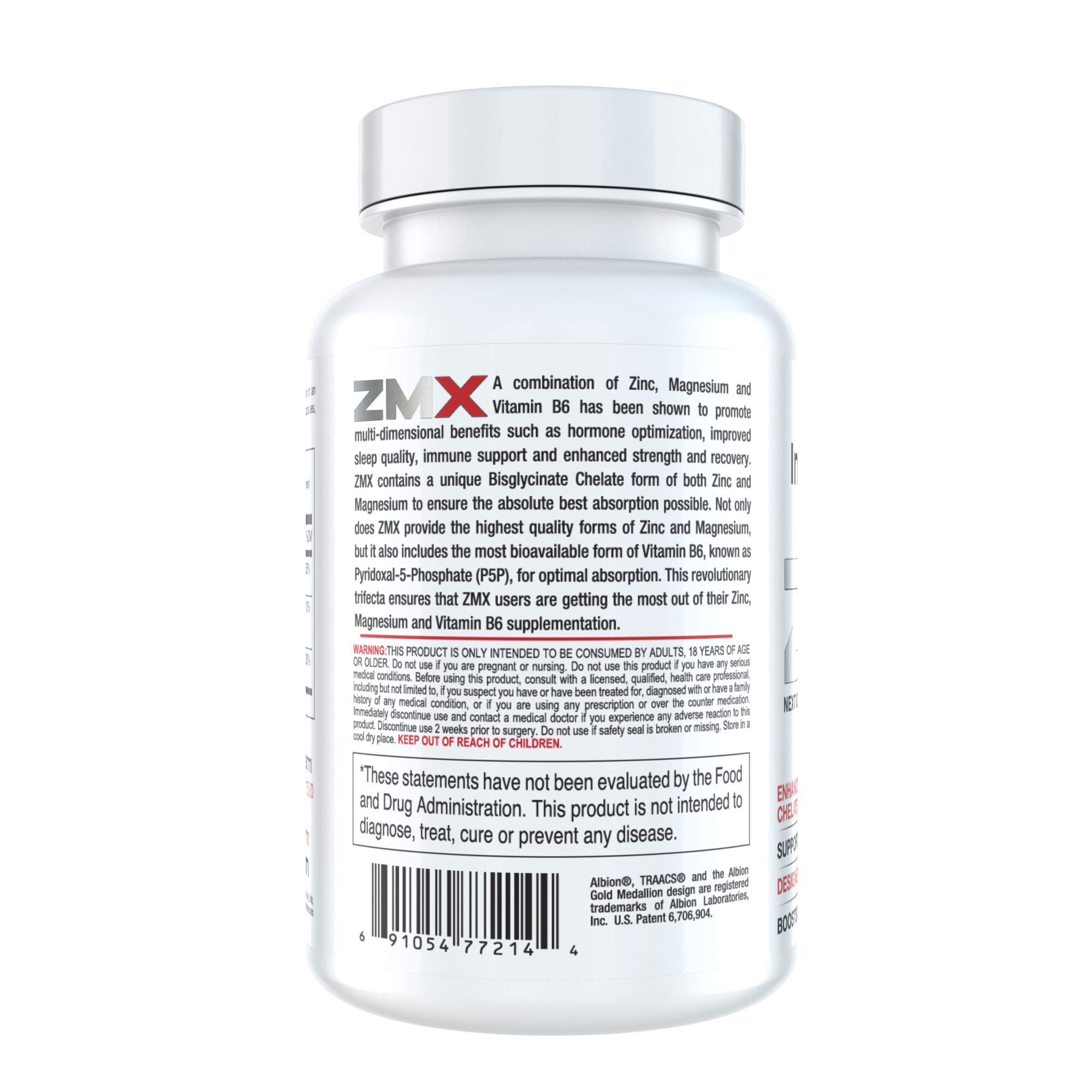 Foto 3 | Suplemento Innovapharm Zmx, 90 Cápsulas, Complejo De Zinc Y Magnesio - Venta Internacional.