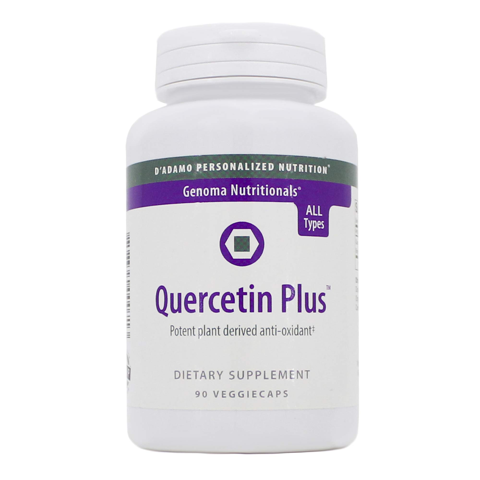 Foto 2 pulgar | Suplemento D'adamo Personalized Nutrition Quercetin Plus 90 Cápsulas - Venta Internacional.