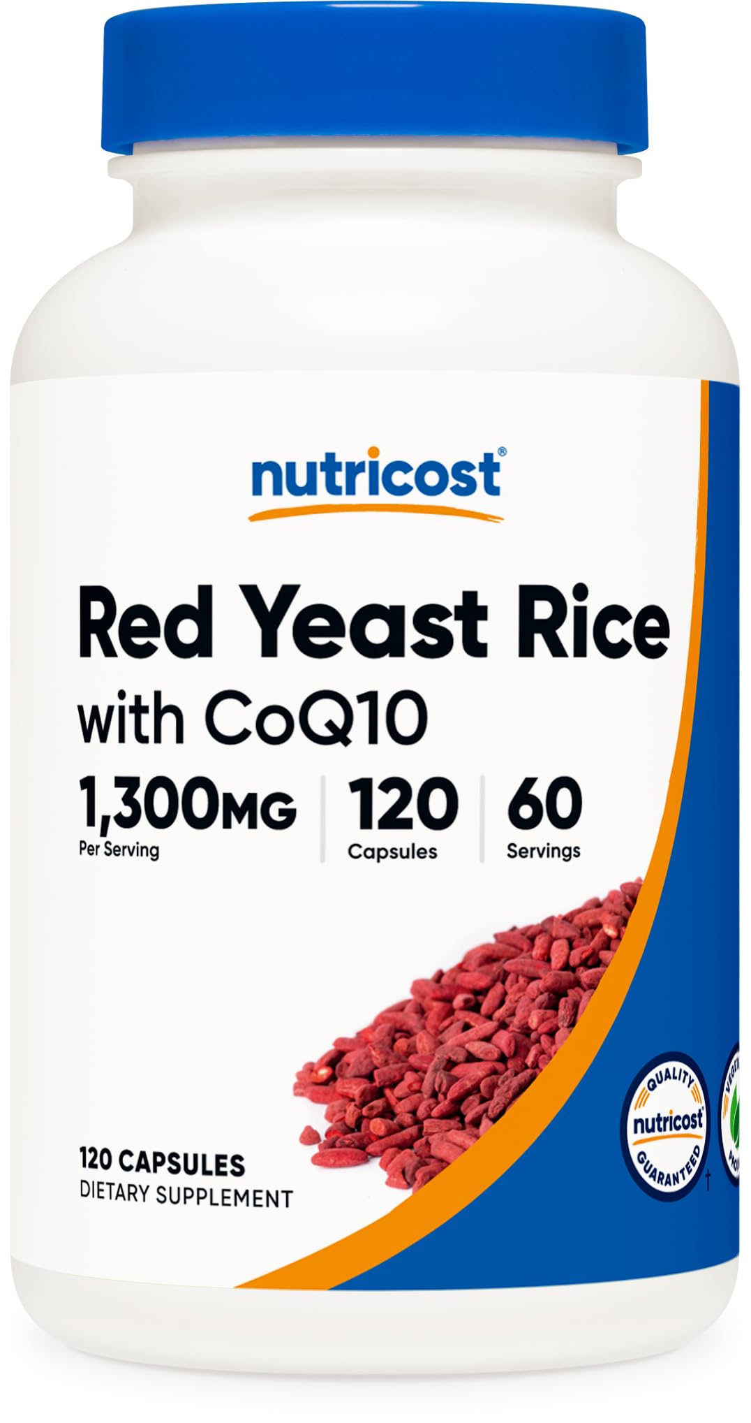 Foto 1 | Suplemento Nutricost De Arroz De Levadura Roja Con Coq10 1300 Mg 120 Cápsulas - Venta Internacional.
