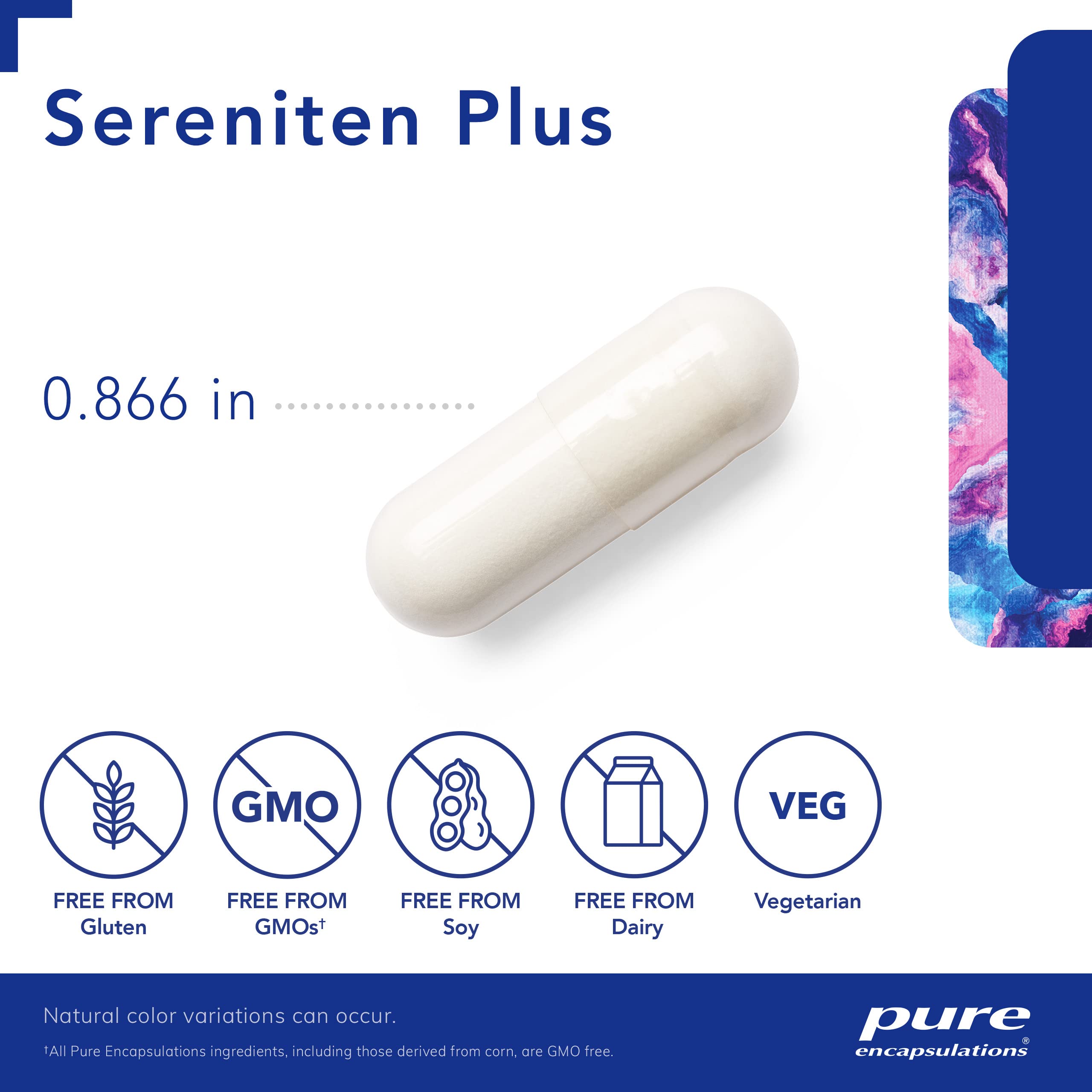 Foto 4 pulgar | Suplemento Pure Encapsulations Sereniten Plus 45 Cápsulas - Venta Internacional.