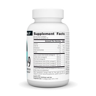 Foto 2 | Supplement Source Naturals Omega 3-6-9 60 Cápsulas Blandas - Venta Internacional.