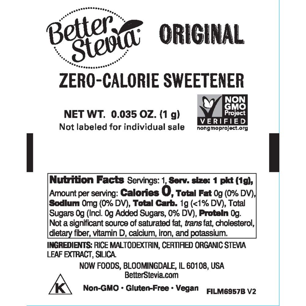 Foto 4 pulgar | Paquetes De Extracto De Stevia Now Foods, Paquete De 100 X 2 (200 En Total) - Venta Internacional.