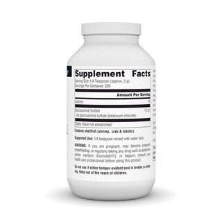 Foto 2 | Sulfato De Glucosamina En Polvo Supplement Source Naturals, 473 Ml - Venta Internacional.