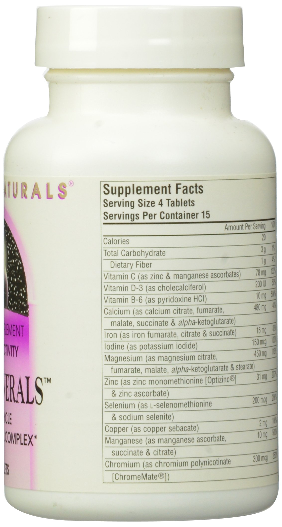 Foto 3 pulgar | Suplemento Source Naturals Life Minerals 60 Comprimidos - Venta Internacional.